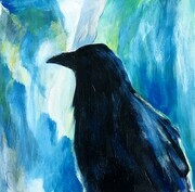 Thoughtful Raven